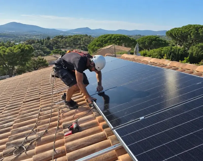 Installateur panneaux solaires Souvignargues — pose photovoltaïque sur toiture